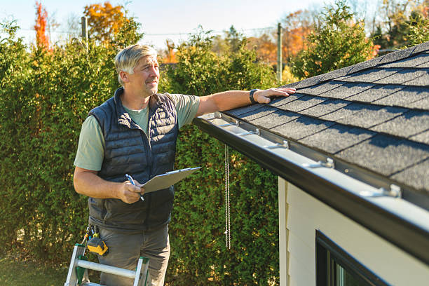 Professional Roofing technician working in Bern, ID